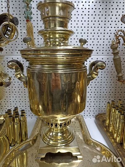 Самовар старинный на дровах 2,5 л