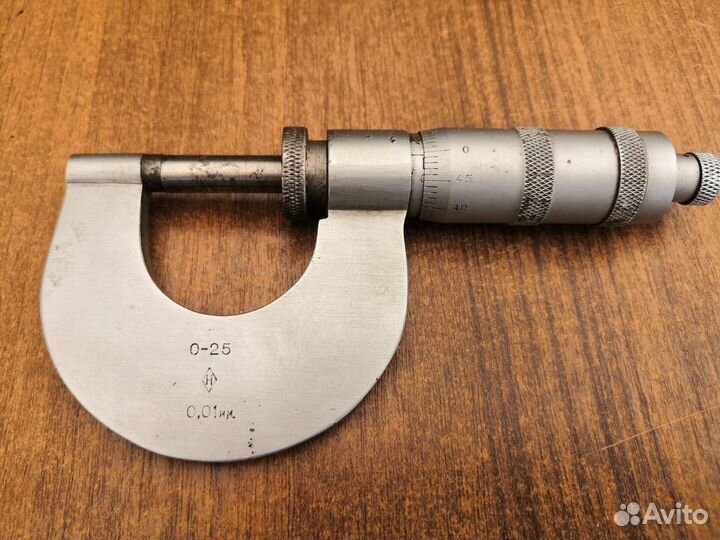 Механический микрометр 0-25 мм СССР