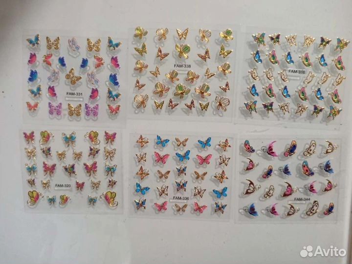 Наклейки для ногтей