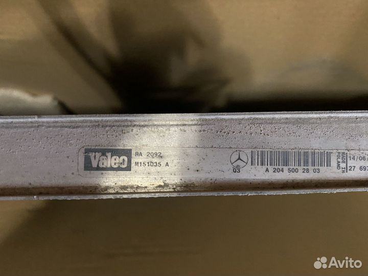 Радиатор на Мерседес w212 e-class