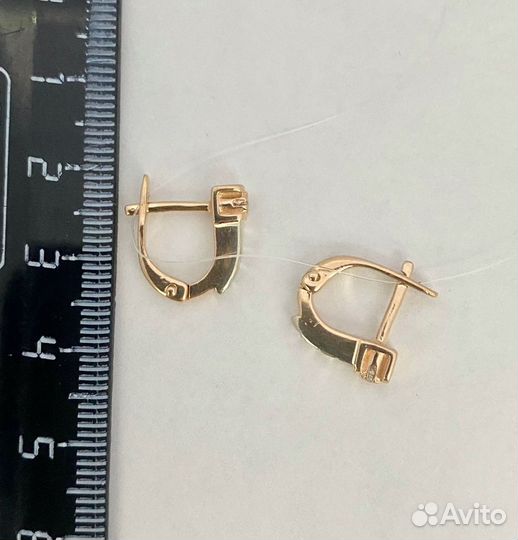 Золотые серьги 585 проба
