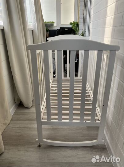 Кроватка лель качалка