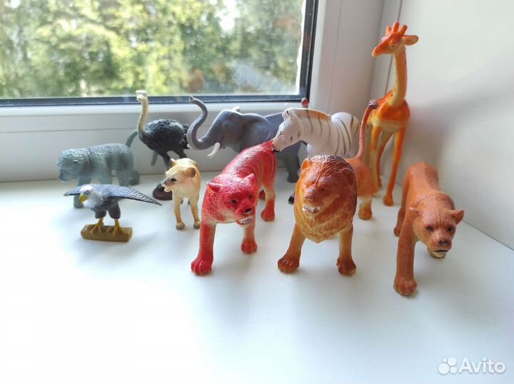 Игрушки дикие животные Африки игровой набор