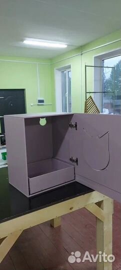 Тумба интерьерная для кошачьего туалета