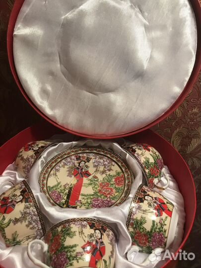 Чайный костяной фарфор из Afrts collection Japan