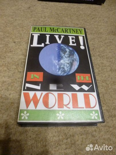 VHS Paul McCartney Пол Маккартни In The New World