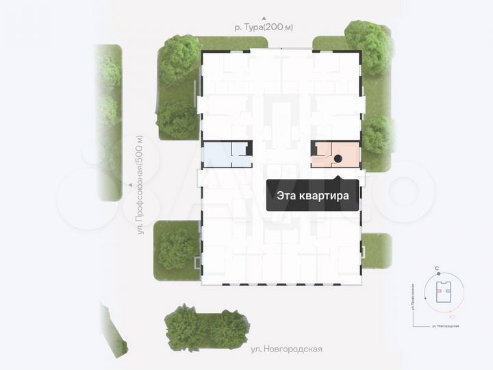 Квартира-студия, 21,8 м², 7/23 эт.
