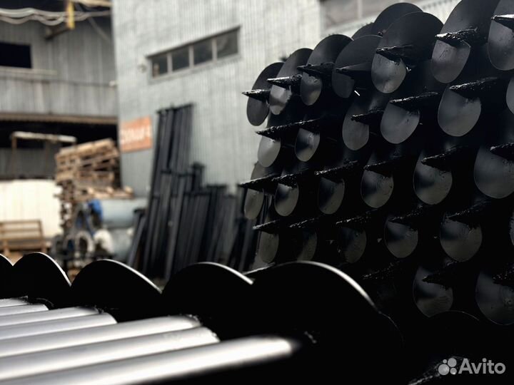 Винтовые сваи с монтажом