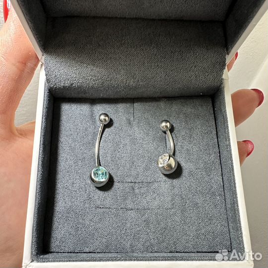 Сережки для пирсинга, для пупка