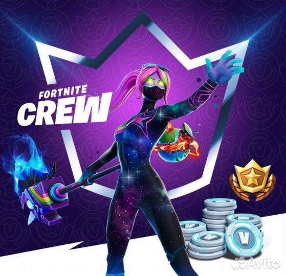 Продам подписку Fortnite Crew