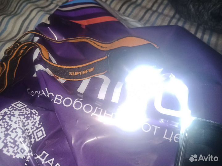 Фонарики разные.налобный 50гр