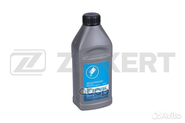 Тормозная жидкость DOT4 1 кг fk-2010 Zekkert