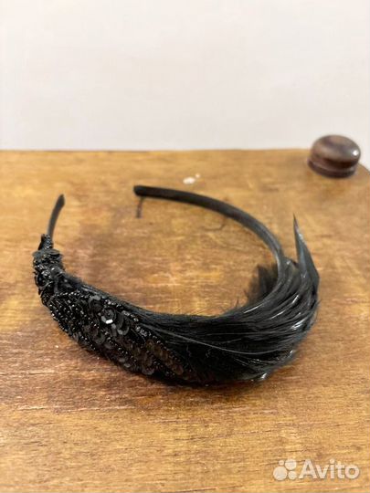 Ободок с перьями в стиле Гэтсби