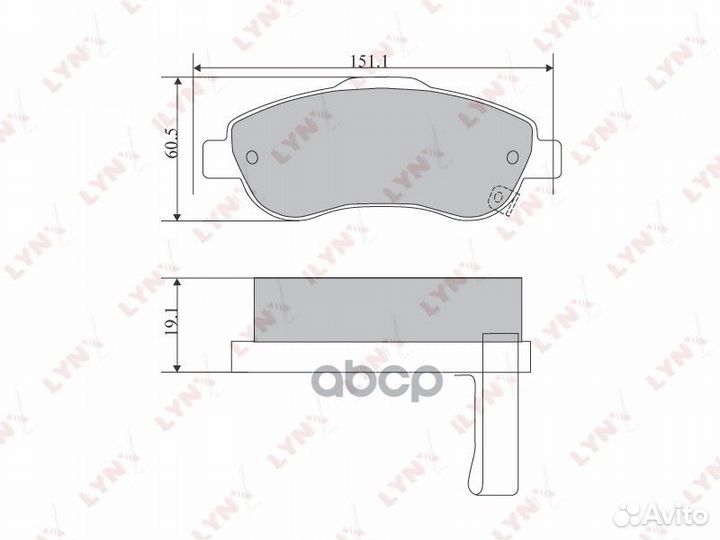 Колодки тормозные передние honda CR-V 2.0-2.4 0