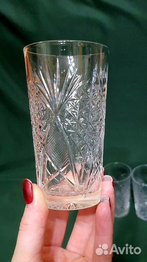 Стаканы хрустальные. СССР