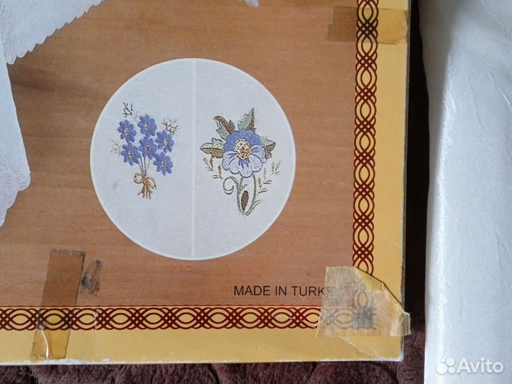 Скатерть и 12 салфеток, новые, Турция