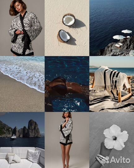 Кимоно халат, пляжная накидка