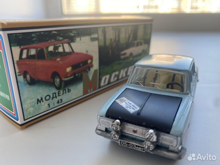 Модели автомобилей 1 43 СССР Москвич 412 ралли