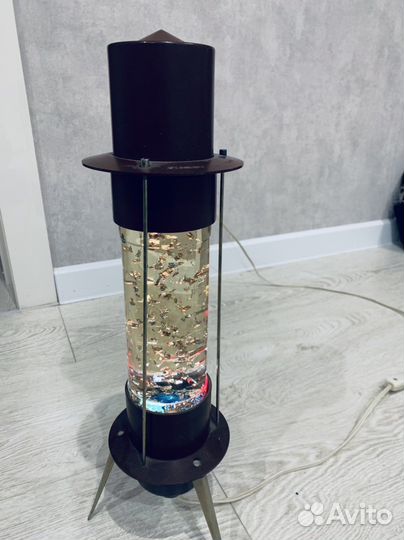 Масляная лампа СССР «космос» лава