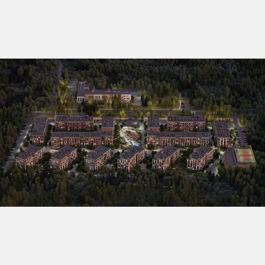 1-к. квартира, 41,2 м², 3/4 эт.