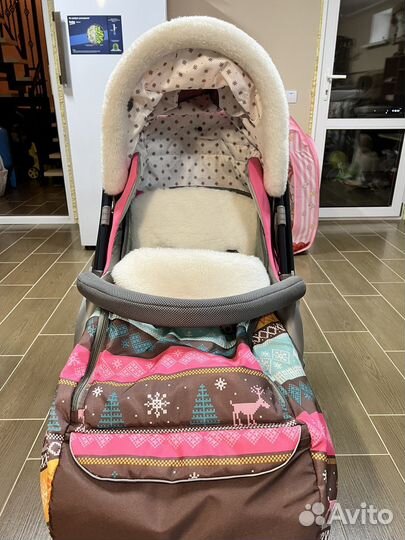 Санки коляска nika 7-7