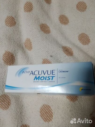 Линзы контактные acuvue moist