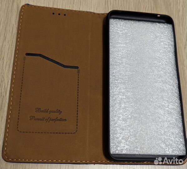 Кожаный чехол-книжка для смартфона Google Pixel 8