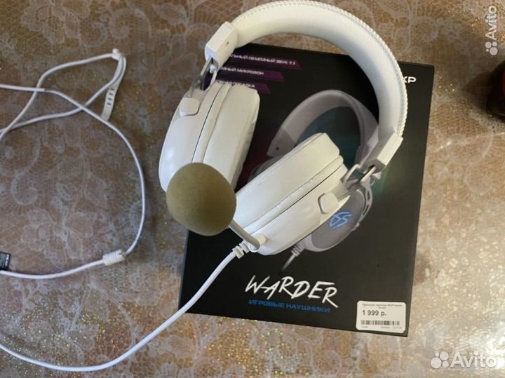 Наушники Dexp Warder белые