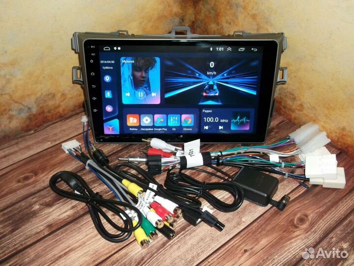 Магнитола Toyota Corolla E150 Android GPS WiFi