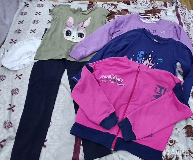 Вещи пакетом на девочку 128