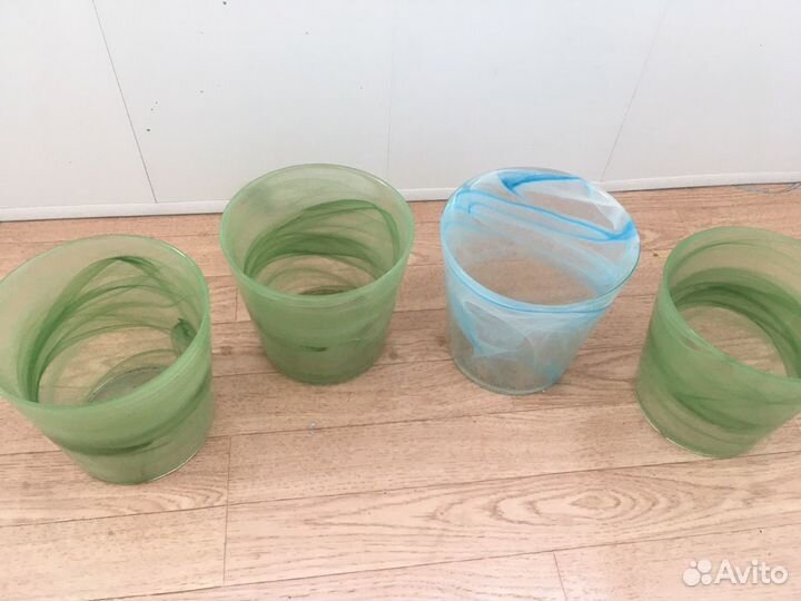 Кашпо стеклянные для орхидей