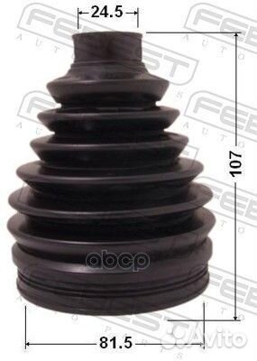 Пыльник шрус наружный комплект pvc 81.5x107x24.5