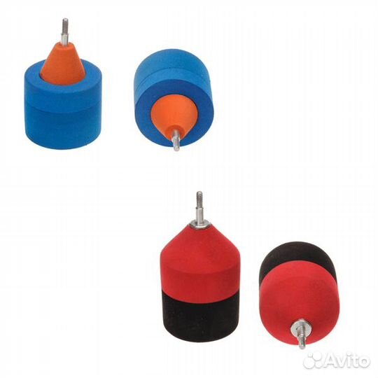 Наконечник резиновый для стрел 35 мм (красный/жёлт