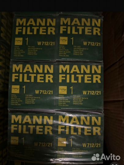 Масляной фильтр mann