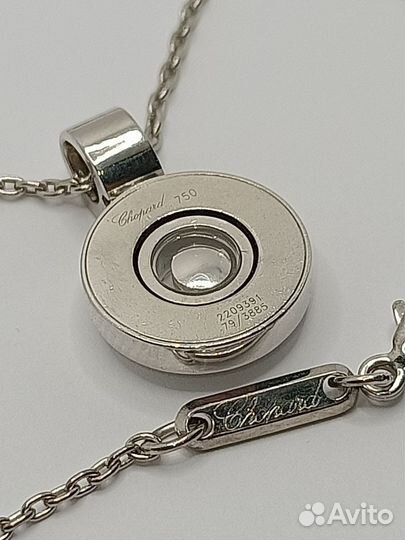 Золотое Колье Chopard с бриллиантами- 750 пробы