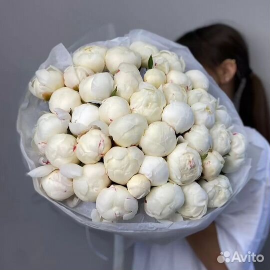 Пионы букет