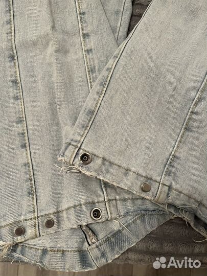 Джинсы женские широкие