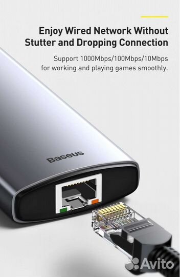 Baseus USB C Hub (адаптер 8 в 1)