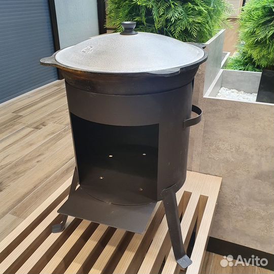 Печь + казан