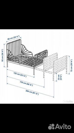 Детская кровать IKEA