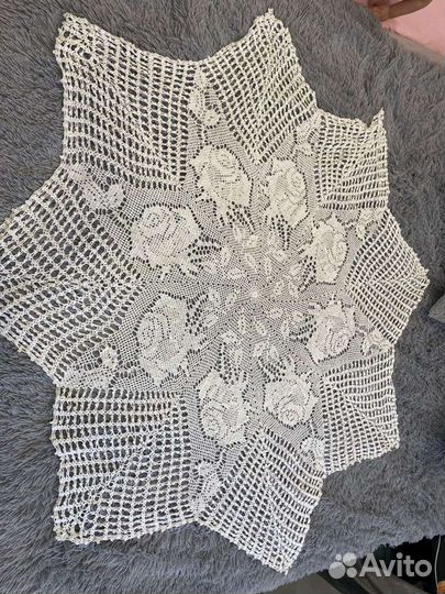 Скатерть вязанная