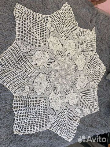 Скатерть вязанная