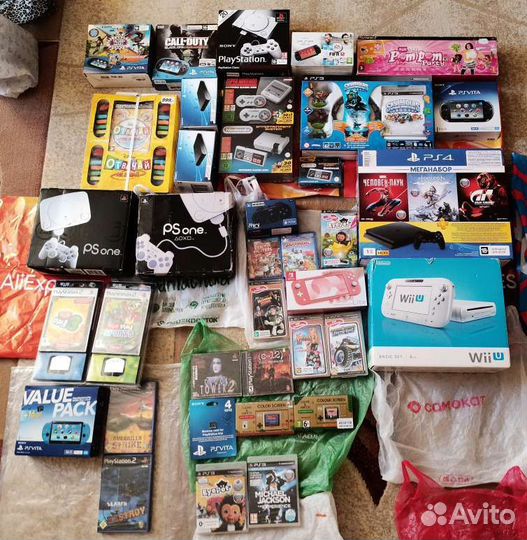 Новые, запечатанные раритетные игры и консоли