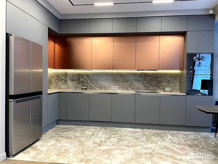 Угловая кухня с мдф фасадами в г.Владимир