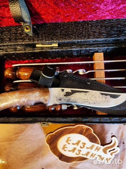 Набор шампуров подарочный