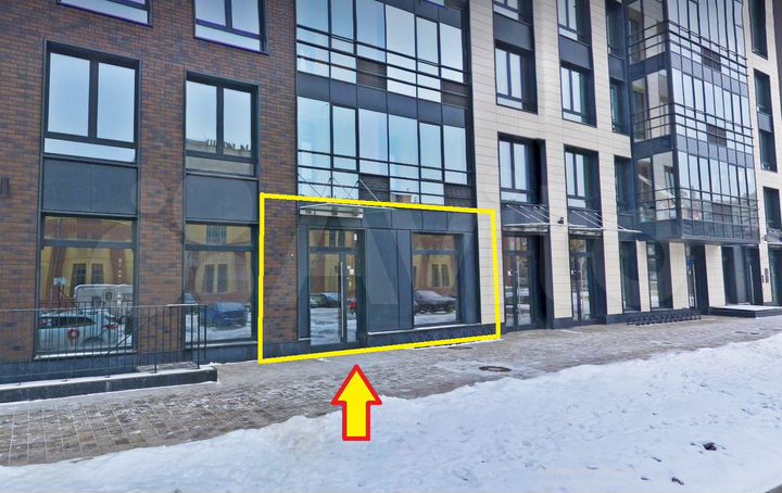 Собственник, 97 м², 1 этаж, витрины, новый ЖК