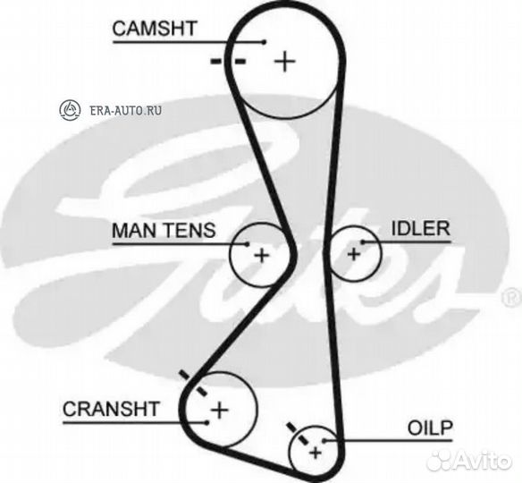 Gates 5609XS Ремень грм mitsubishi 2.4 03- (122x20