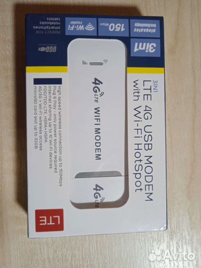 USB 3G/4G модем с функцией роутера