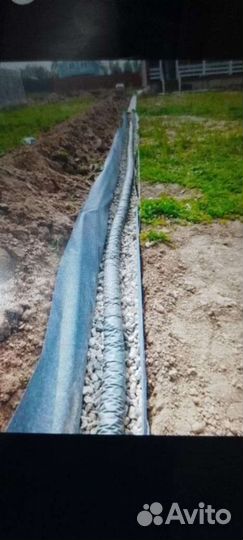 Земляные работы копка траншеи