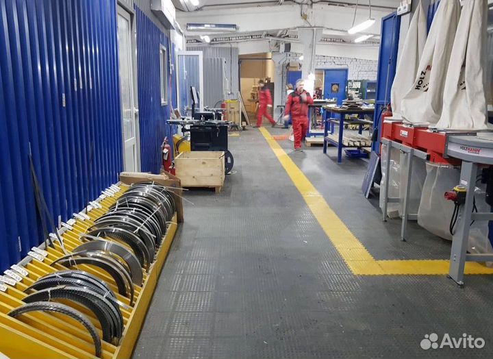 Пвх плитка в спорт зал / фитнес центр